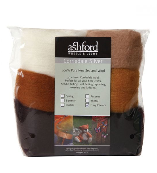 Felting Wool MultiColour Packs 100g Felting Wool Packs Felting